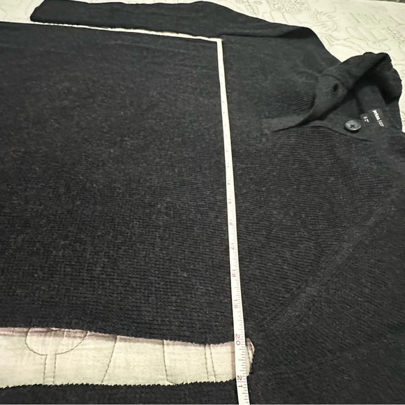 NWT Prana Milani Tunic Sweater Knit Charcoal / Black Hoodie - Picture 9 of 12